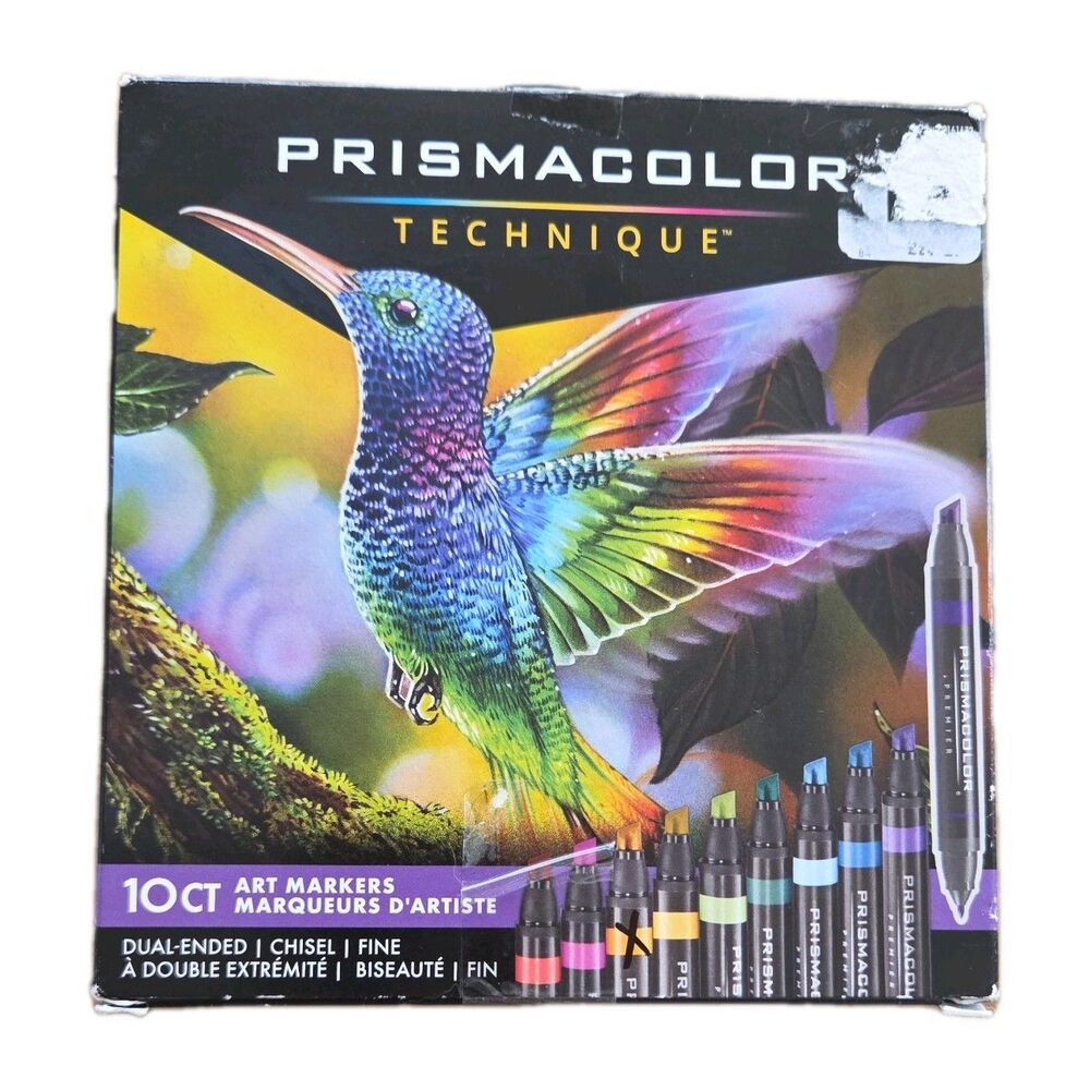 Prismacolor Premier Art Markers 9‎ Count Dual Ended Chisel Fine Drawing Coloring
